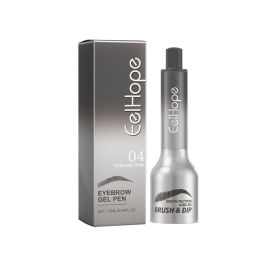 Eelhope(Grayish black) Pressure Air Cushion Brow Cream Not Easy To Smudge Without Removing Makeup To Create Three-Dimensional Natural Long-Lastin