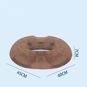 Pillow for Tailbone Pain Relief Cushion;  Hemorrhoid Pillows for Sitting; Cushion for Postpartum Pregnancy;  Butt Seat Cushion;  Back;  Coccyx; (Color: Deep brown)