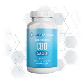 CBD Pills for Pain - Full Spectrum CBD Capsules 600mg (Dosages: 600mg)